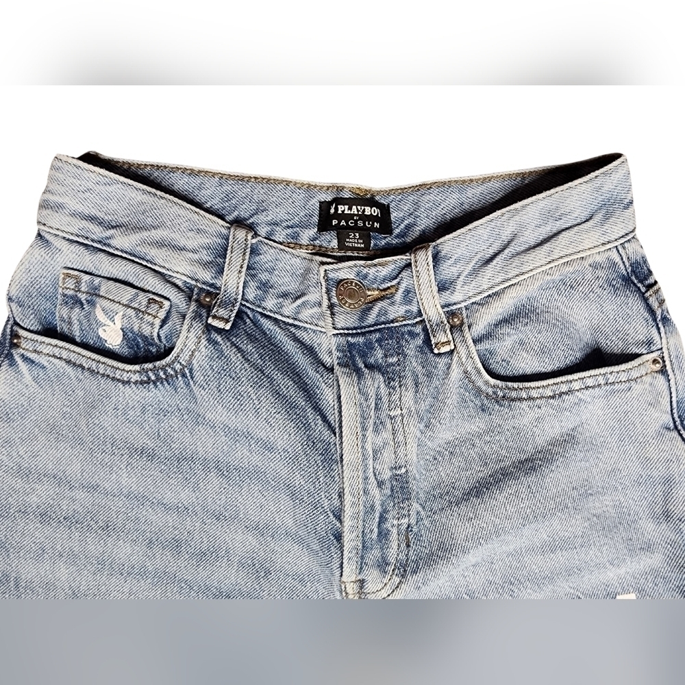 PacSun x Playboy Dad Jean, Straight Leg, Size 23 - Picture 3 of 3